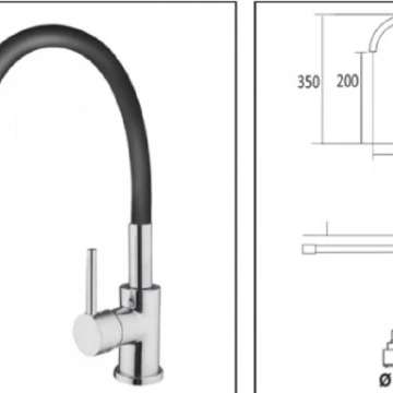 MISCELATORE LAVELLO NORDVAL CROMO ROSSOCOD. E811